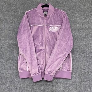Runtz Worldwide Around The World Velour Jacket Violet Purple XL 33609 New